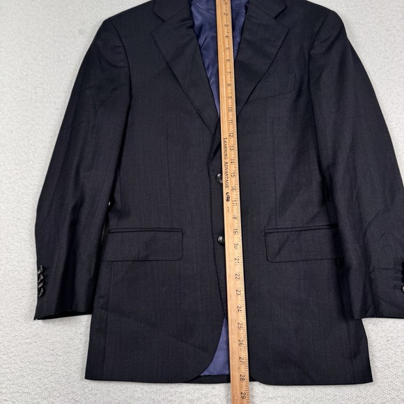 SUITSUPPLY Napoli Blazer Men's 32 Straight Slim‎ Cut Wool 2 Button Zignone Gray - Picture 8 of 14